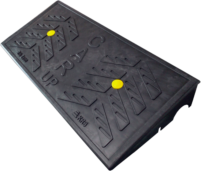 높이 10cm 차량진입판 카업 100 자동차 경사로 발판 경사판, 블랙, 1개