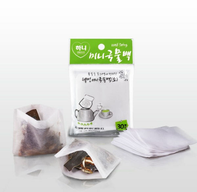 하니 미니 국물백 소 30매입 0357 멸치 다시마 된장 차 커피 육수 우림백 거름망