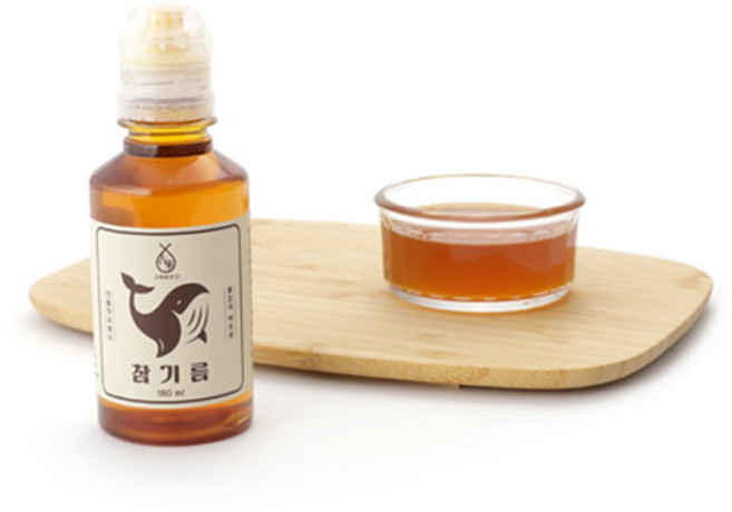 고래방앗간 1+1 고소한 참기름 180ml 2개
