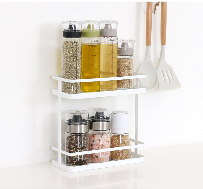 키텐실 주방 미니 선반 양념 선반 주방 싱크대 수납 정리 2단