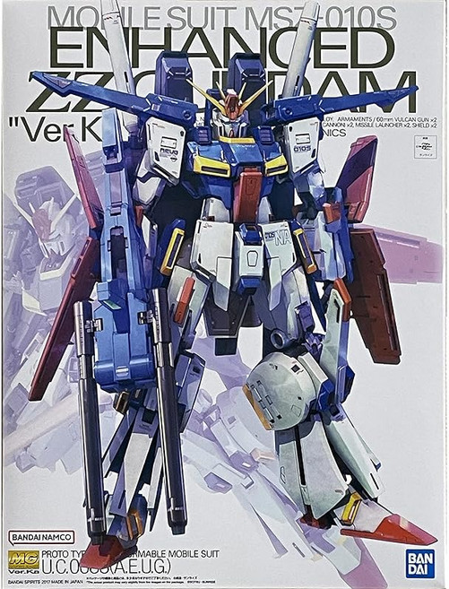 프리미엄 반다이 한정 1/100 MGMSZ-010S 강화형 더블 제타 건담 Ver.Ka/미조립 ZZ, 1개