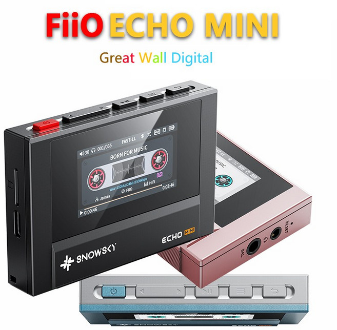 FIIO SNOWSKY ECHO 미니 음악 플레이어 MP3, ECHO MINI Black