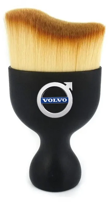 1Pcs 자동차 엠블럼 청소 소프트 브러시 먼지 제거 도구 볼보 XC90 S80, 01 1PCS For Volvo