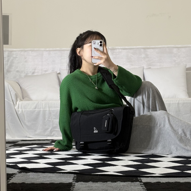 캉골 메신저백 크로스백 학생 신학기 학원 가방