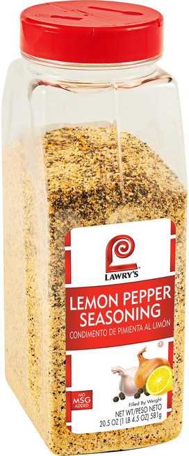 20.5 온스 (1개 팩) 레몬 페퍼 로리스 레몬 페퍼 Lawry's Lemon Pepper Seasoning 20.5 oz - One 20.5 Ounce Container, 20.5 Ounce (Pack of 1), 581.16g, 1개