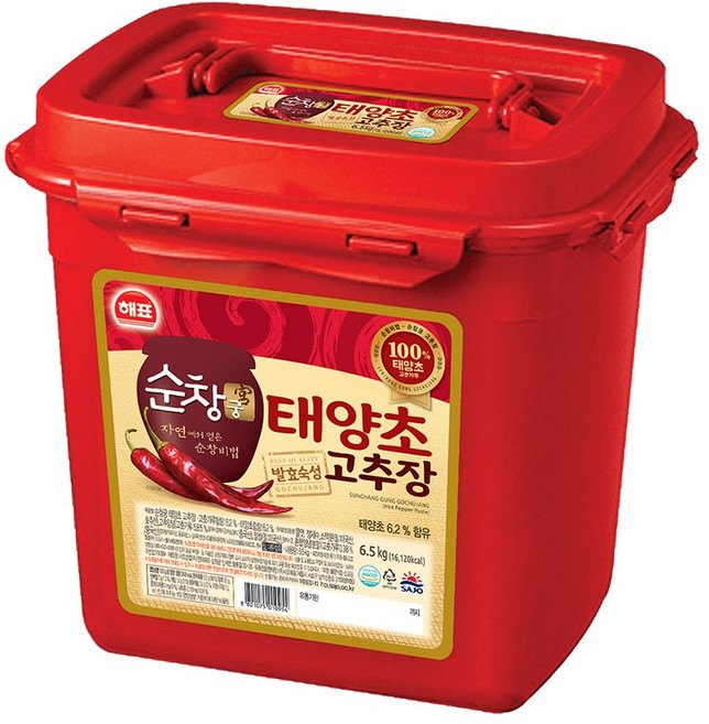 해표 순창궁 태양초 고추장, 6.5kg, 1개