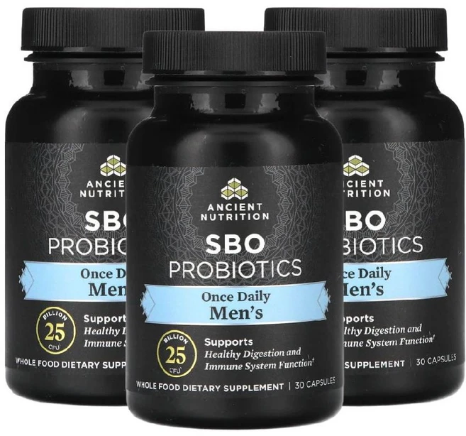 1+1+1 앤시언트뉴트리션 SBO 프로바이오틱스 남성용 캡슐30정 프로바이오틱 PROBIOTIC PROBIOTICS - 쿠팡