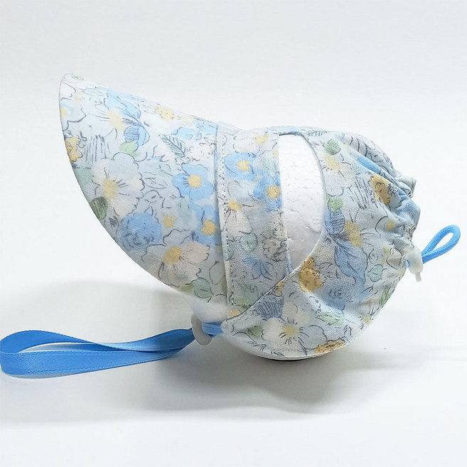 하니펫 강아지 자외선차단 썬캡 모자 챙모자, 1개, 스카이블라썸