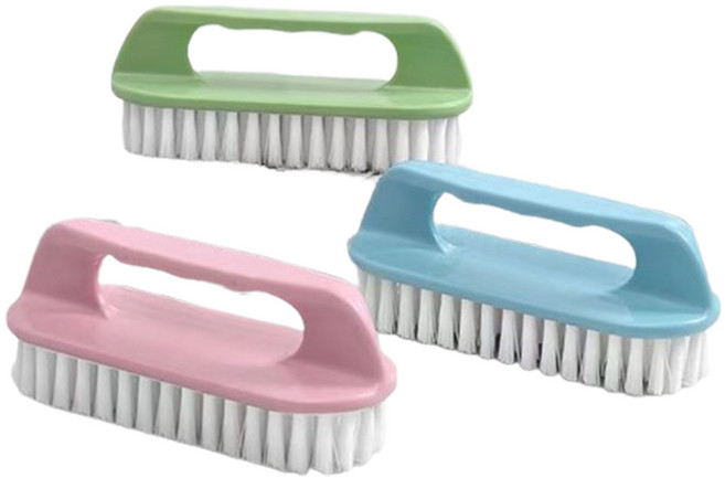 제이팩 다용도 손잡이형 핸드 브러쉬 청소솔, 3개, 혼합