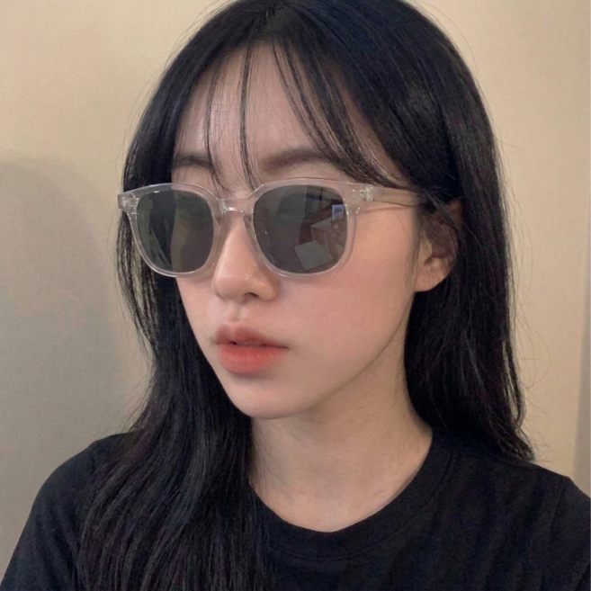 바스나 틴트 뿔테 선글라스 남녀공용