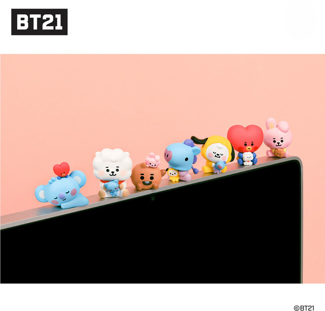 BT21 Baby 모니터 피규어 캐릭터 Ver 3 My Little Buddy 스탠드인형 굿즈, TATA(타타), 1개