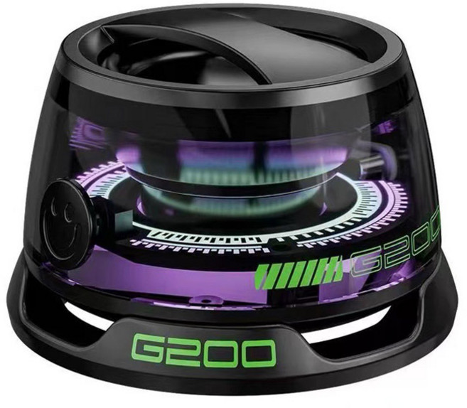 DS 자기흡인 블루투스 스피커 GBD 고음질 블루투스 V5.3 옴니 스피커 직렬 스테레오, 블랙