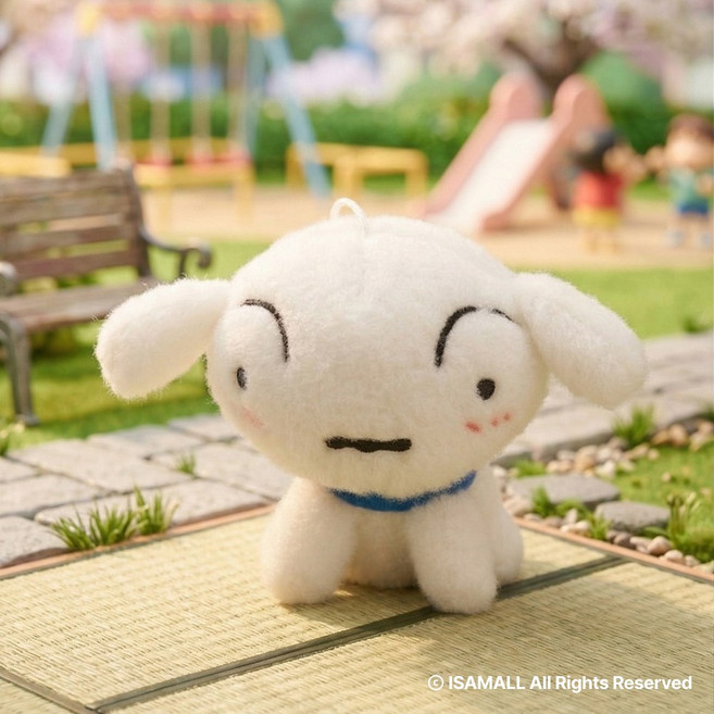 흰둥이 인형 키링 10cm 공식라이선스 정품 짱구는못말려