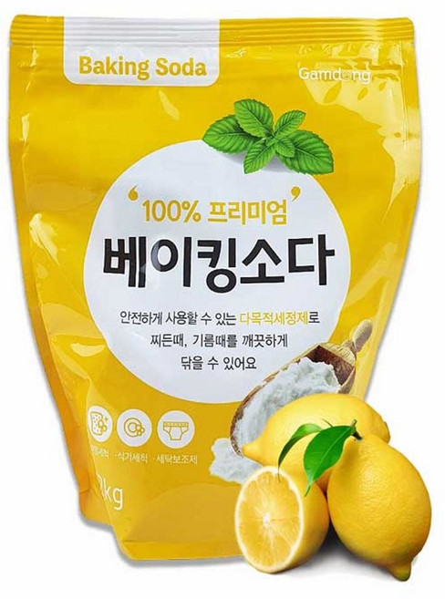감동 베이킹소다 2kg 식기세척 과일세척 청소용세제 bog+552oA
