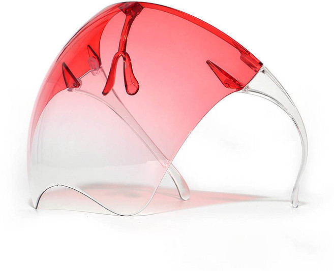 코어엑시스 비말차단 페이스쉴드 안면 보호커버, 1개, 핑크