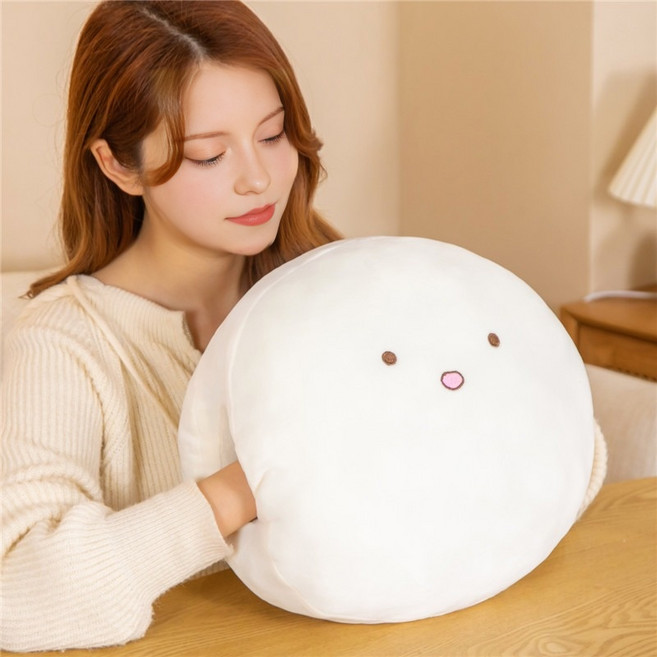 앤티키 책상모찌 낮잠 쿠션 안고자는 베개, 화이트