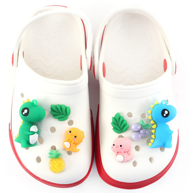 Arang rorang 恐龍系列洞洞鞋裝飾鞋扣 8件組