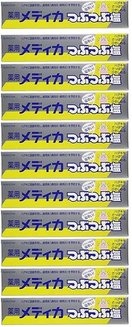 썬스타 일본 소금치약 메디카 츠부츠부 대용량, 20개