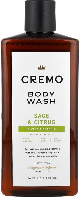 크레모 바디워시 세이지 & 시트러스 향 473ml (16 fl oz) CMO-00444 - 쿠팡