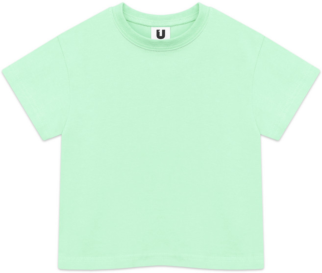 골든래빗 아동용 통기성 여름 마카롱 무지 반팔 티셔츠