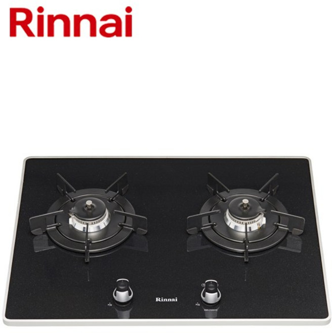 린나이 가스레인지 / 법랑 2구 빌트인 가스쿡탑 / RBR-P2501D, LNG