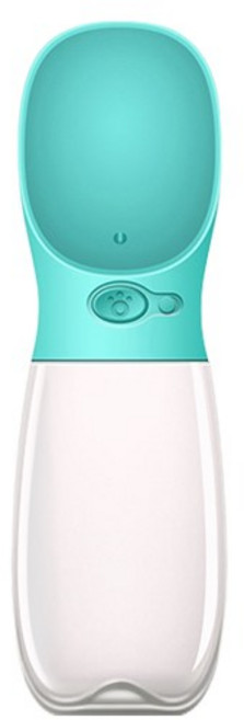 피비플러스 휴대용 강아지 물병 대용량 550ml, 민트, 1개