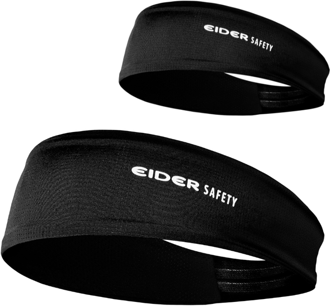 아이더 세이프티 프리션 러닝 헤어밴드, 2개, 블랙