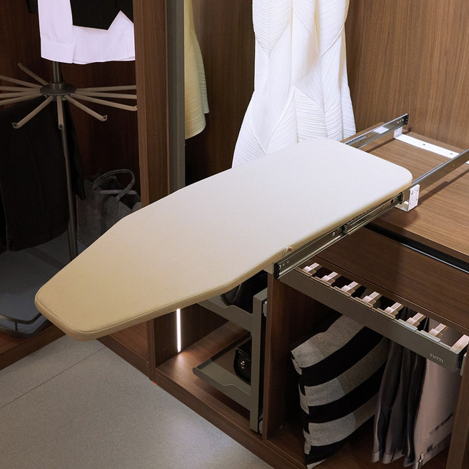 미라니홈 튜티 알파 빌트인 접이식 붙박이장 다리미판 인출식 슬라이딩