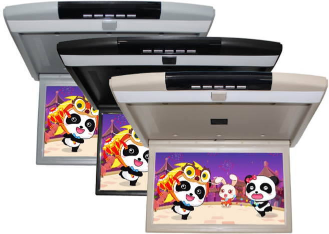 천장형모니터 패밀리카 미러링모니터 차량용tv 접이식, TypeB19인치MP5앰비언트라이트비고색상세트