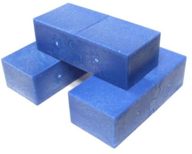 무스포 격파 조립식벽돌 G-64BU 태권도 홈트레이닝, 단품, 1개