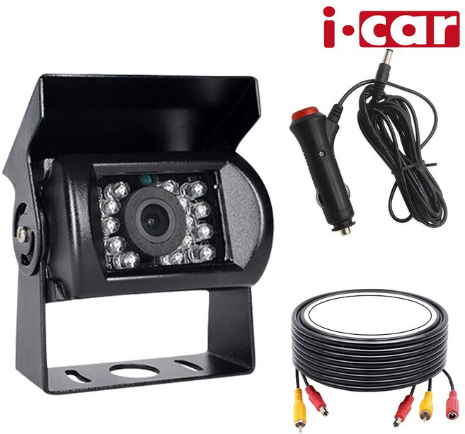 아이카 화물차용 적외선 후방카메라 15M 시거잭 세트, 20M(11톤 탑차 이상)