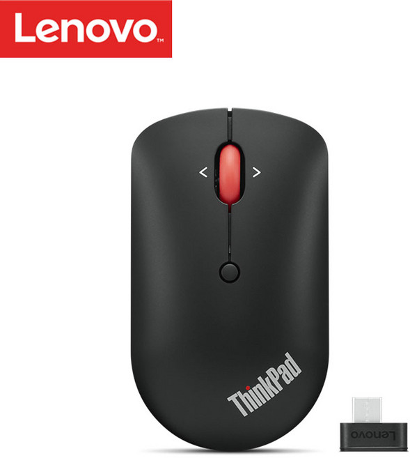 ThinkPad USB-C Wireless Compact Mouse USB-C 무선 컴팩트 마우스 4Y51D20848, 단품, 단품