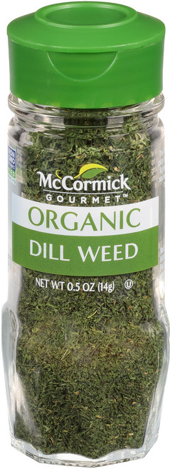 맥코믹 고메 유기농 딜 위드 0.5온스 McCormick Gourmet Organic Dill Weed 0.5 Oz, 1개, 14g