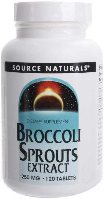SOURCE NATURALS 綠花椰菜苗萃取錠 250mg, 120顆, 1罐