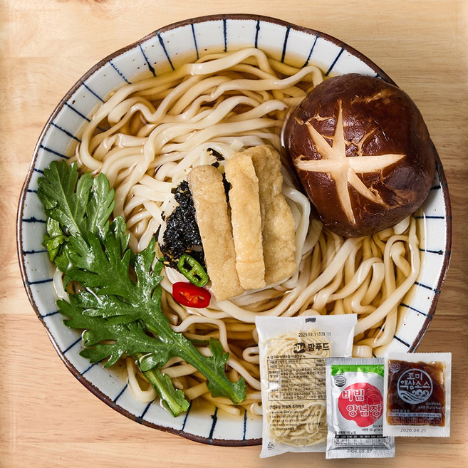 군산 생면 일본 사누끼우동 소스포함, 10개, 200g