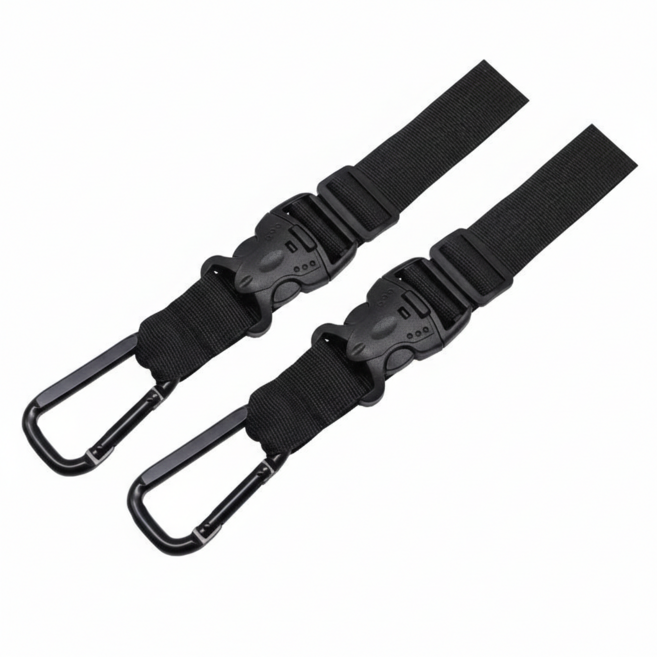 캐리어걸이 유모차걸이 다용도 카라비너 버클 2p