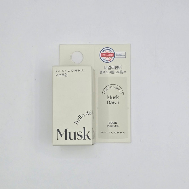 데일리콤마 벨로 드 퍼퓸 고체 향수 4.7 g 머스크던, 1개, 4.7g
