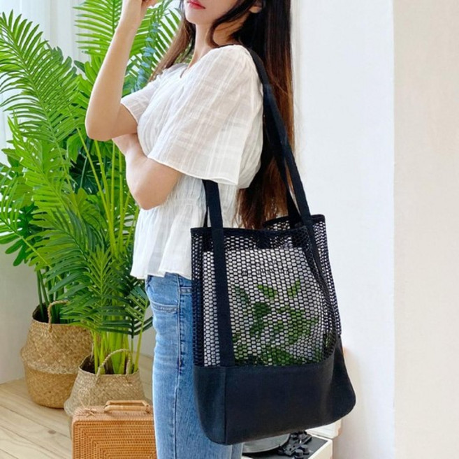 프롬헤븐 루시스 여름 망사가방 에코숄더백