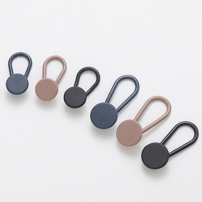 잇츠스타일 바지 허리 사이즈 연장 버튼 고무 단추 블랙 블루 카키, 12개, 혼합색상