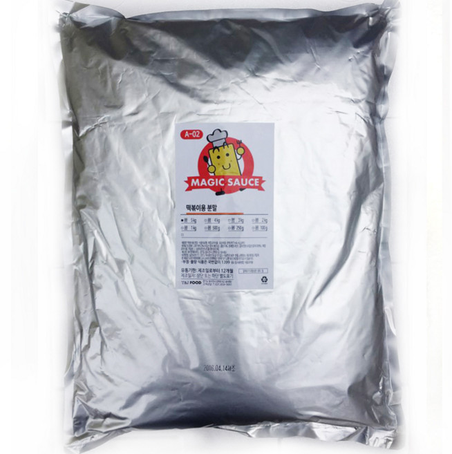 떡볶이용분말소스5kg(떡볶이소스), 1개, 5kg
