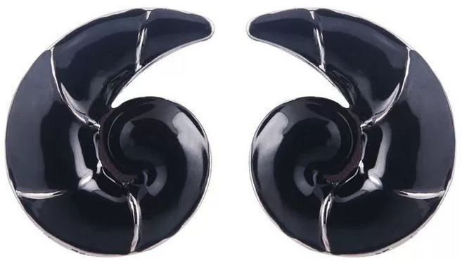 레이디버그 블랙캣 미라클 스톤 코스프레 목걸이 열쇠고리 귀걸이 장식, 검정 귀걸이 】, 1개