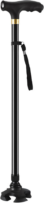 viva_road 어르신 효도선물 지팡이 네발 지팡이, 고급형, 1개