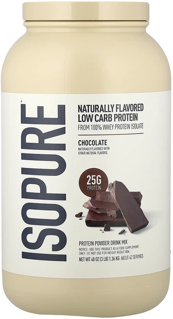 매우편하고 Isopure 저탄수화물 단백질 파우더 초콜릿 1.36kg(3lb) 끝내주게잘나가는상품, Isopure저탄수화물단백질파우더초콜릿136kg3lb, 1개 - 쿠팡