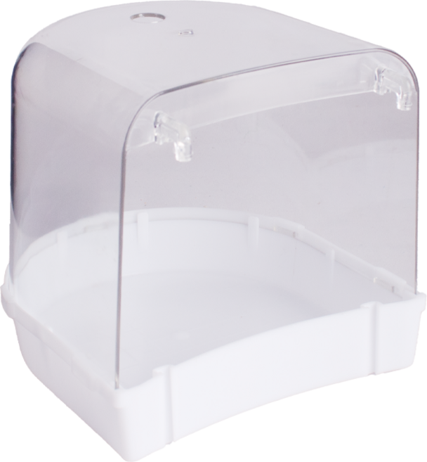 다용도 외부 욕조 모이통 대형 앵무새용품 먹이통 그릇 목욕, 1개, 단일