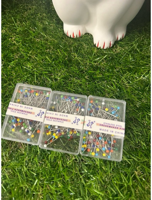 JP 彩色大頭針 不鏽鋼珠針 多功能固定針 適用於娃娃機布置與手工藝, 1個