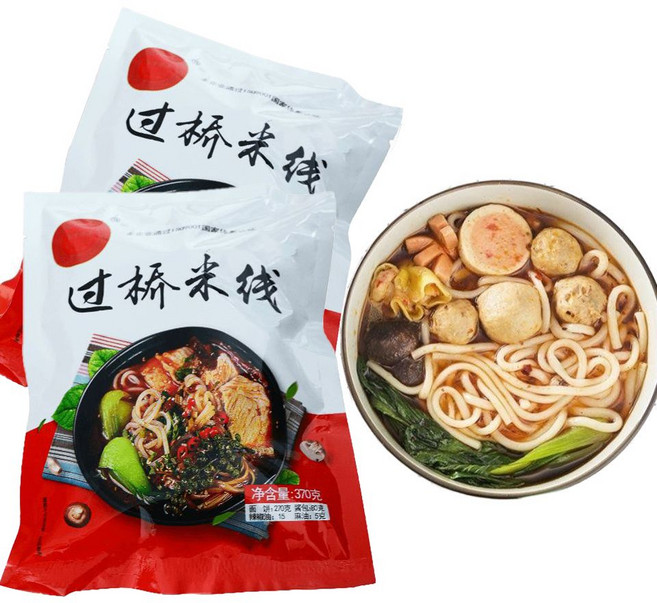 SAMARA 중국쌀국수미쌘 꿔쵸미쌘 쌀국수 면 중국식품 매운 마라맛 mixian, 6개, 370g