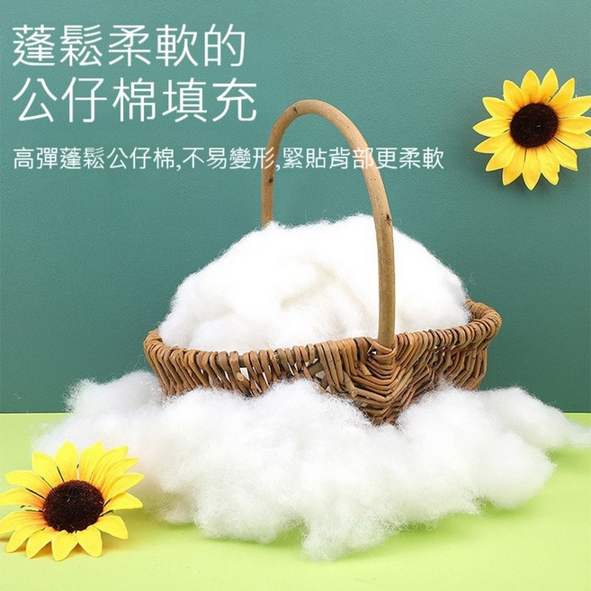 玉桂 公仔填充棉花 蓬鬆柔軟高彈 DIY玩偶娃娃材料 真空壓縮不易結塊, 100g, 1個