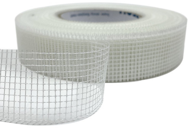 퍼티용 조인트 망사 테이프 / 빠데 벽지 도배 크랙보수 메꿈 실리콘 실란트 그물망 틈새 이음새 코너 마감, 2) 50mm X 90M, 1개