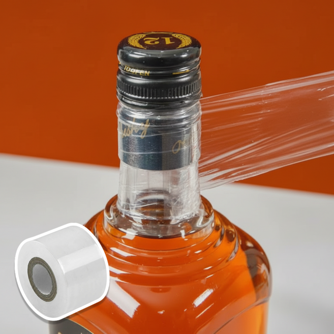 로멀리 위스키 양주 밀봉 파라필름, 투명