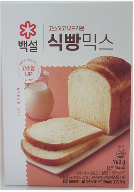 CJ제일제당 백설 식빵믹스 760g x3개, 3개